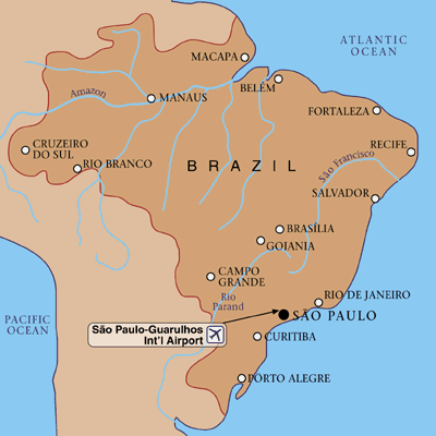 São Paulo Area Map