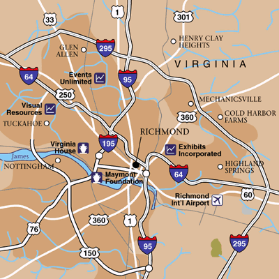 Richmond Area Map