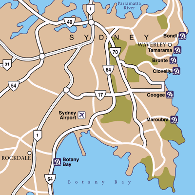 Sydney Area Map