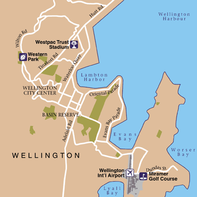 Wellington Area Map