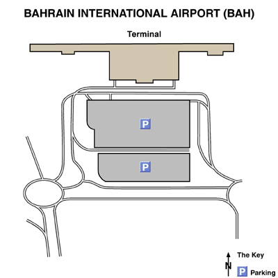 Bahrain International Airport Map