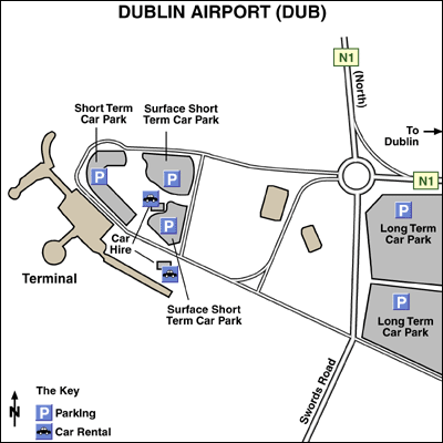 Dublin International Airport Map