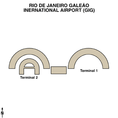 Rio de Janeiro International Airport Map