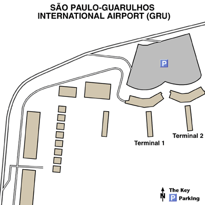 São Paulo Guarulhos International Airport Map