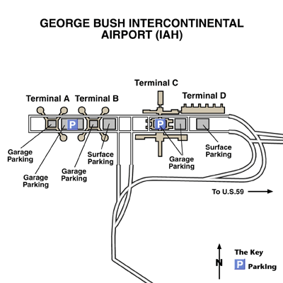 Houston Hobby Airport Map