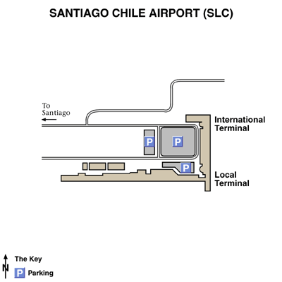 Santiago Chile Airport Map