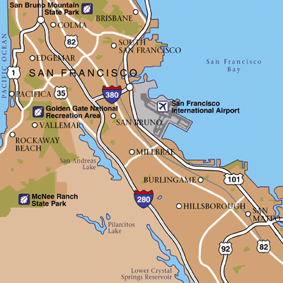 San Francisco Area Map